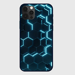 Чехол для iPhone 12 Pro Max Сияние сот, цвет: 3D-черный