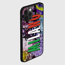 Чехол для iPhone 12 Pro Max Avant-garde color texture - Milano, цвет: 3D-черный — фото 2