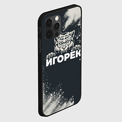 Чехол для iPhone 12 Pro Max Игорёк зубастый волк, цвет: 3D-черный — фото 2