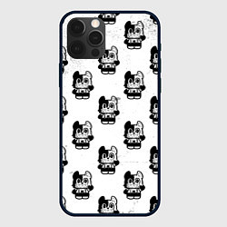 Чехол для iPhone 12 Pro Max Глейпнир узор арт, цвет: 3D-черный