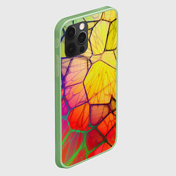 Чехол для iPhone 12 Pro Max Абстрактные цветные фигуры, цвет: 3D-салатовый — фото 2