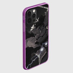 Чехол для iPhone 12 Pro Max Аллен Уолкер арт - D Gray man, цвет: 3D-сиреневый — фото 2