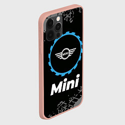 Чехол для iPhone 12 Pro Max Mini в стиле Top Gear со следами шин на фоне, цвет: 3D-светло-розовый — фото 2