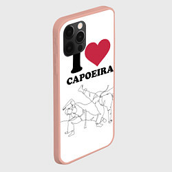 Чехол для iPhone 12 Pro Max I love Capoeira Battle line graph, цвет: 3D-светло-розовый — фото 2