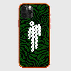 Чехол для iPhone 12 Pro Max Billie eilish абстракция, цвет: 3D-красный