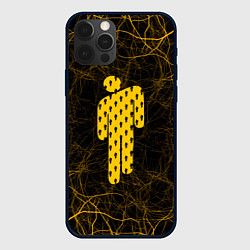 Чехол для iPhone 12 Pro Max Билли айлиш паутина абстракция, цвет: 3D-черный