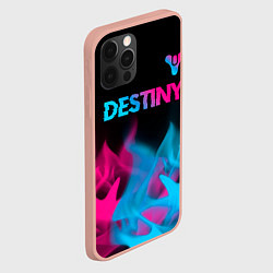Чехол для iPhone 12 Pro Max Destiny - neon gradient: символ сверху, цвет: 3D-светло-розовый — фото 2