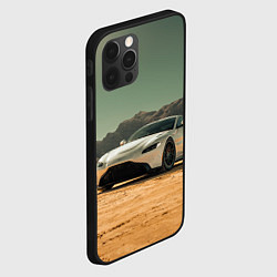 Чехол для iPhone 12 Pro Max Спорткар в Пустыне, цвет: 3D-черный — фото 2
