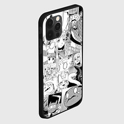 Чехол для iPhone 12 Pro Max Да я паук и что с того pattern, цвет: 3D-черный — фото 2