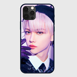 Чехол для iPhone 12 Pro Max Stray Kids 2nd World Tour Maniac Felix, цвет: 3D-черный