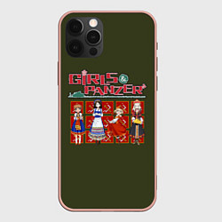Чехол для iPhone 12 Pro Max Девушки и танки - команда Правда, цвет: 3D-светло-розовый