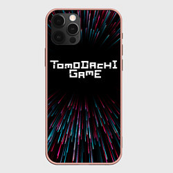 Чехол для iPhone 12 Pro Max Tomodachi Game infinity, цвет: 3D-светло-розовый