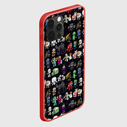 Чехол для iPhone 12 Pro Max Minecraft game characters, цвет: 3D-красный — фото 2