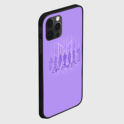 Чехол для iPhone 12 Pro Max BTS live goes on purple, цвет: 3D-черный — фото 2