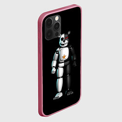 Чехол для iPhone 12 Pro Max Monokuma and FNAF, цвет: 3D-малиновый — фото 2