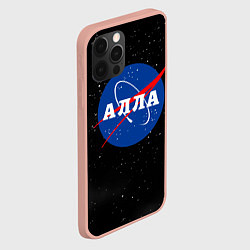 Чехол для iPhone 12 Pro Max Алла Наса космос, цвет: 3D-светло-розовый — фото 2