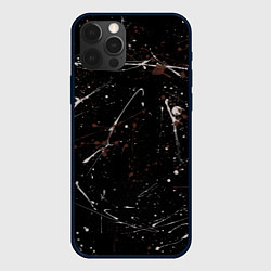 Чехол для iPhone 12 Pro Max Малярные пятна, цвет: 3D-черный
