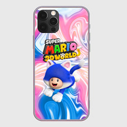 Чехол для iPhone 12 Pro Max Toad - Super Mario 3D World - Nintendo, цвет: 3D-серый