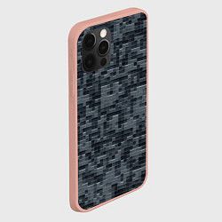 Чехол для iPhone 12 Pro Max Пиксельный паттерн - минимализм, цвет: 3D-светло-розовый — фото 2