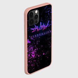 Чехол для iPhone 12 Pro Max Evangelion neon logo, цвет: 3D-светло-розовый — фото 2