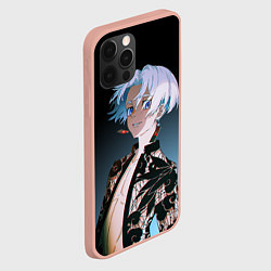 Чехол для iPhone 12 Pro Max Взгляд Изана, цвет: 3D-светло-розовый — фото 2