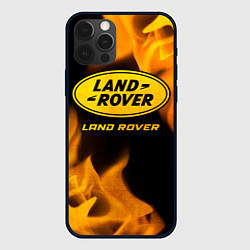 Чехол для iPhone 12 Pro Max Land Rover - gold gradient, цвет: 3D-черный