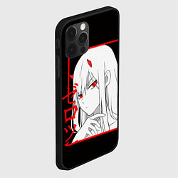 Чехол для iPhone 12 Pro Max Darling in the Franxx: 02, цвет: 3D-черный — фото 2