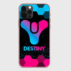 Чехол для iPhone 12 Pro Max Destiny - neon gradient, цвет: 3D-светло-розовый