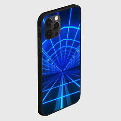 Чехол для iPhone 12 Pro Max Неоновый туннель, цвет: 3D-черный — фото 2