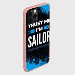 Чехол для iPhone 12 Pro Max Trust me Im sailor dark, цвет: 3D-светло-розовый — фото 2