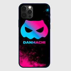 Чехол для iPhone 12 Pro Max DanMachi - neon gradient, цвет: 3D-черный