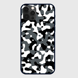 Чехол для iPhone 12 Pro Max Камуфляж Concrete Jungle, цвет: 3D-черный