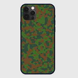 Чехол для iPhone 12 Pro Max Камуфляж WW2 Soviet, цвет: 3D-черный