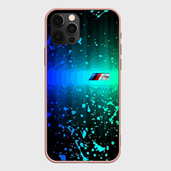 Чехол для iPhone 12 Pro Max BMW M Performance, цвет: 3D-светло-розовый