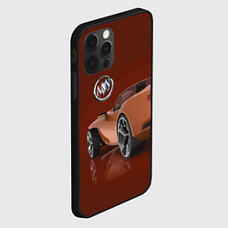 Чехол для iPhone 12 Pro Max Buick wild cat - concept, цвет: 3D-черный — фото 2