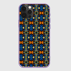 Чехол iPhone 12 Pro Max Витражи - ромбики