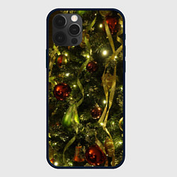 Чехол для iPhone 12 Pro Max Нарядная новогодняя елка, цвет: 3D-черный