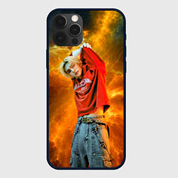 Чехол для iPhone 12 Pro Max Hyunjin Stray Kids space, цвет: 3D-черный