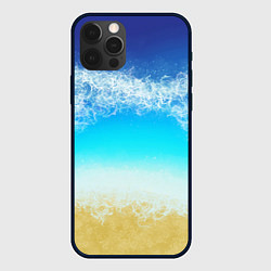 Чехол для iPhone 12 Pro Max Sea lagoon, цвет: 3D-черный