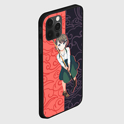 Чехол для iPhone 12 Pro Max Мами Оно - Пураоре гордость оранжевых, цвет: 3D-черный — фото 2
