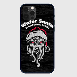 Чехол для iPhone 12 Pro Max Water Santa, цвет: 3D-черный
