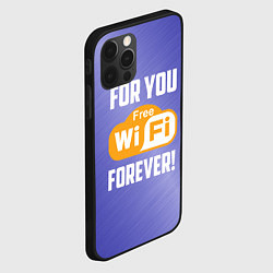 Чехол для iPhone 12 Pro Max Бесплатный Wi-Fi навсегда, цвет: 3D-черный — фото 2
