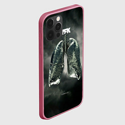 Чехол для iPhone 12 Pro Max Exhale - Thousand Foot Krutch, цвет: 3D-малиновый — фото 2