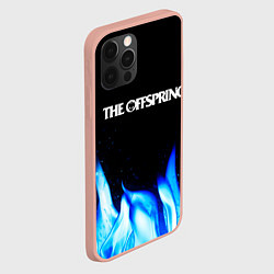 Чехол для iPhone 12 Pro Max The Offspring blue fire, цвет: 3D-светло-розовый — фото 2