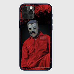 Чехол для iPhone 12 Pro Max Slipknot red & black, цвет: 3D-черный