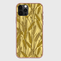 Чехол iPhone 12 Pro Max Винтажные колоски пшеницы