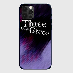 Чехол для iPhone 12 Pro Max Three Days Grace lilac, цвет: 3D-черный