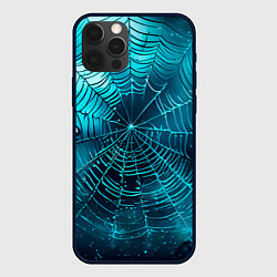 Чехол для iPhone 12 Pro Max Halloween паутина, цвет: 3D-черный