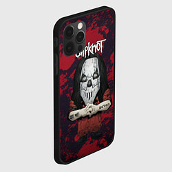 Чехол для iPhone 12 Pro Max Slipknot dark red, цвет: 3D-черный — фото 2