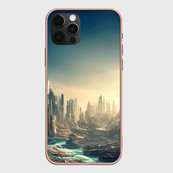 Чехол для iPhone 12 Pro Max Радиоактивные Осадки, цвет: 3D-светло-розовый